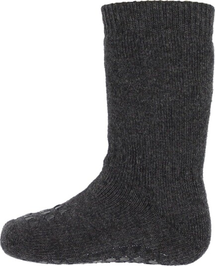 Go Baby Go Gobabygo Krabbesokker I Bomull, Dark Grey Melange