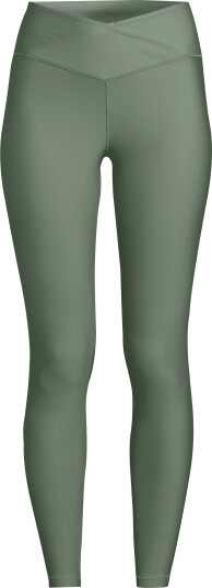 Casall Women's Overlap High Waist Tights Dusty Green 40