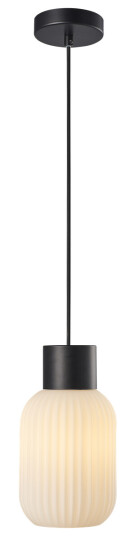Ms - Belysning Ina takpendel 15 cm - Svart/Opal