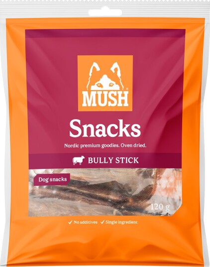 MUSH Snacks Oksemuskel 120 g 57105
