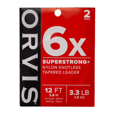 Orvis Super Strong Plus Leaders 12' 6x fortom 6x Orvis Super Strong Plus Leaders 12' 6x fortom 6x