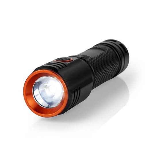 Nedis LED lommelykt | Batteri drevet | 3.7 V DC | 20 W | N/A | batterier følger med | Oppladningsbar | Nominell lysfluks: 2000 lm | Lysrekkevidde: 180 m | Strålevinkel: 10 ° Nedis LED lommelykt | Batteri drevet | 3.7 V DC | 20 W | N/A | batterier følger med | Oppladningsbar | Nominell lysfluks: 2000 lm | Lysrekkevidde: 180 m | Strålevinkel: 10 °