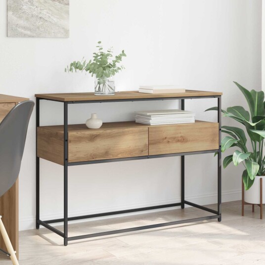 Konsollbord Artisan Eik 100 x 40 x 75 cm Konstruert tre