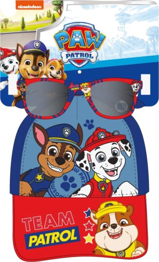 Paw Patrol Kaps & Solbriller Rød Paw Patrol Kaps & Solbriller Rød
