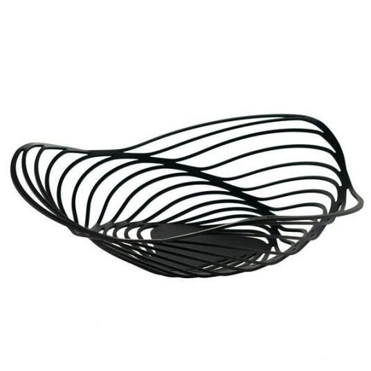Alessi - Trinity fruktkurv 27 cm svart