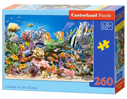 Castorland Colours Of The Ocean 260 Pcs 260 Stykker Undervann 9 År