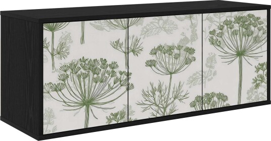 vidaXL Vegghengt TV skap GOTHA 102 x 33 x 40 cm Svart eik