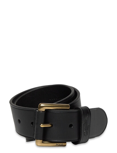Polo Ralph Lauren Leather Dress Belt Black 36
