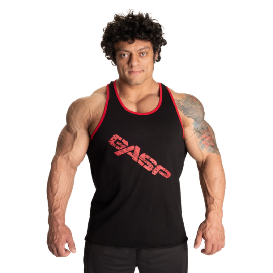 Gasp Vintage T-back Black/Red / S