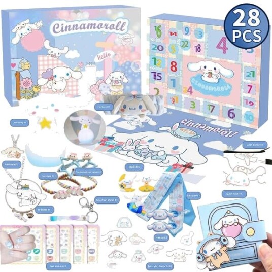 2026 Ny tegneserie anime julekalender blindboks 24 dager med nedtelling til jul julekalender overraskelsesgave til barn