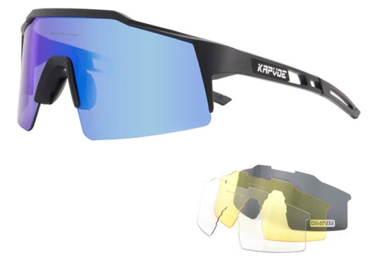 Raske briller - Ke9032 fra Kapvoe - Svart - plast - sport - standard