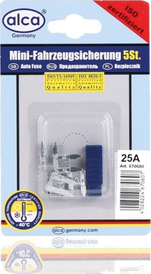 ALCA 670600 Sikringssett ALCA 670600 Sikringssett