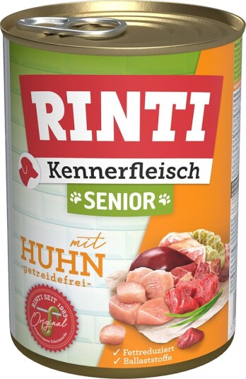Rinti Senior Kennerfleisch Våtfôr Kylling 6x400g