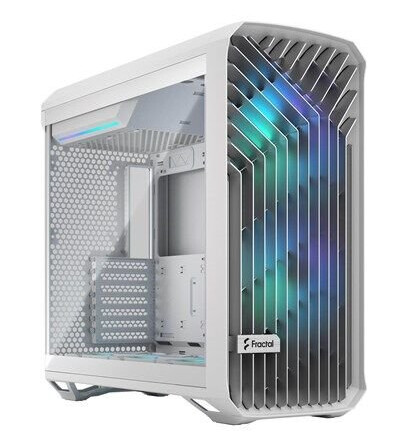 Fractal Design Torrent RGB Full Tower Kabinett Hvit med TG Vindu Fractal Design Torrent RGB Full Tower Kabinett Hvit med TG Vindu