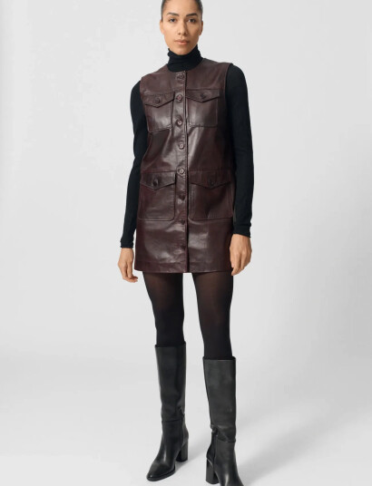 Lovechild 1979 Petrina Dress - Burgundy - 36 Lovechild 1979 Petrina Dress - Burgundy - 36
