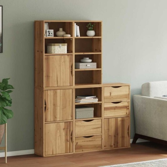 Sideskap 5 stk ODDA 40x24x79 cm heltre furu