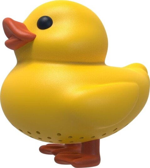 Winkee Tefilter   Duck Tea Infuser   Yellow   H6CM