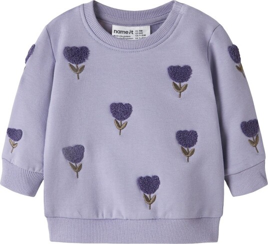 Name It Nbfoditte Ls Sweat Bru HEIRLOOM LILAC 68 Name It Nbfoditte Ls Sweat Bru HEIRLOOM LILAC 68
