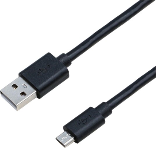 ELETRA USB-A 2.0 M - MICRO M 3M KABEL, SVART