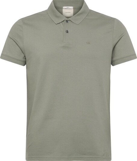 Calvin Klein Ss Slim Refined Pique Polo Khaki green XXL Calvin Klein Ss Slim Refined Pique Polo Khaki green XXL
