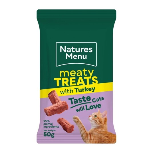 Natures Menu Cat Treat Chicken Turkey & Pork 50 G Natures Menu Cat Treat Chicken Turkey & Pork 50 G