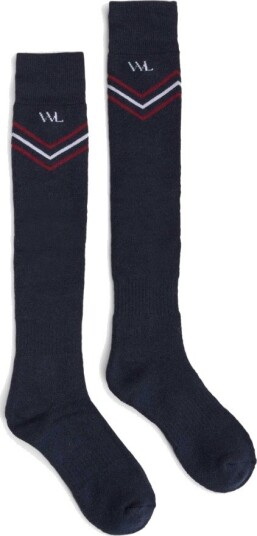WoolLand Olden Lange Sokker Blue Ink 36 38
