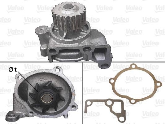 VALEO 506880 Vannpumpe VALEO 506880 Vannpumpe