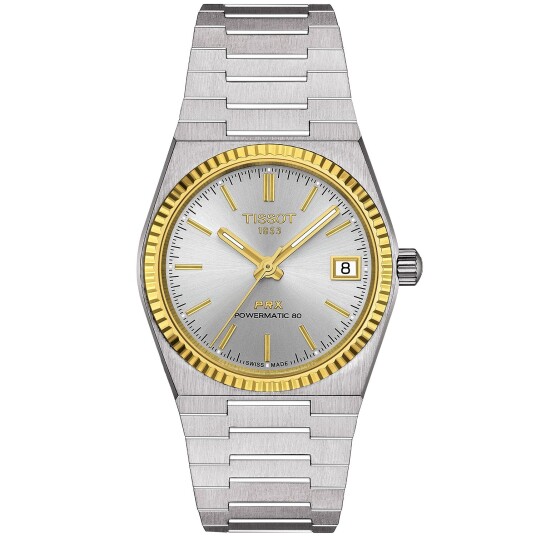 Tissot PRX 35MM T9312074103101 Dame 35 mm Analog Automatisk Safirglass Tissot PRX 35MM T9312074103101 Dame 35 mm Analog Automatisk Safirglass
