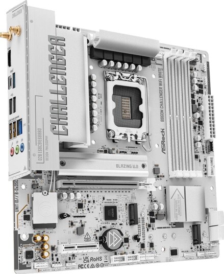 ASRock B860M Challenger WiFi White LGA1851 mATX DDR5 90-MXBUQ0-A0UAYZ