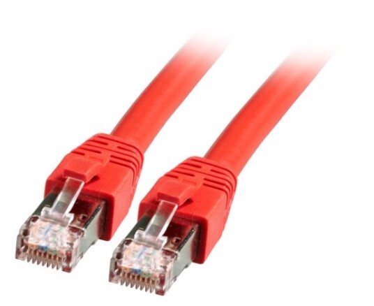 Efb Elektronik K5528rt.5 5 M Cat8.1 S/Ftp S-Stp Rj-45 Rj-45 Rød