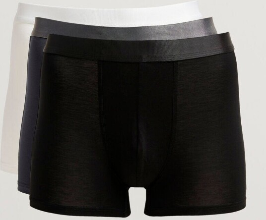CDLP 3 Pack Boxer Briefs Warm Charcoal/Black/White