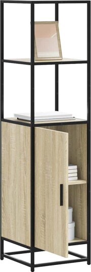 Highboard sonoma eik 35,5x35x139 cm konstruert tre og metall 8721102841040