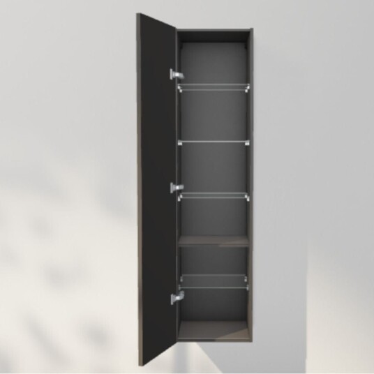 INR Iconic Nordic Rooms Sense 40/40 Høyskap Carbon Grey / 40cm Venstre Hengslet INR Iconic Nordic Rooms Sense 40/40 Høyskap Carbon Grey / 40cm Venstre Hengslet