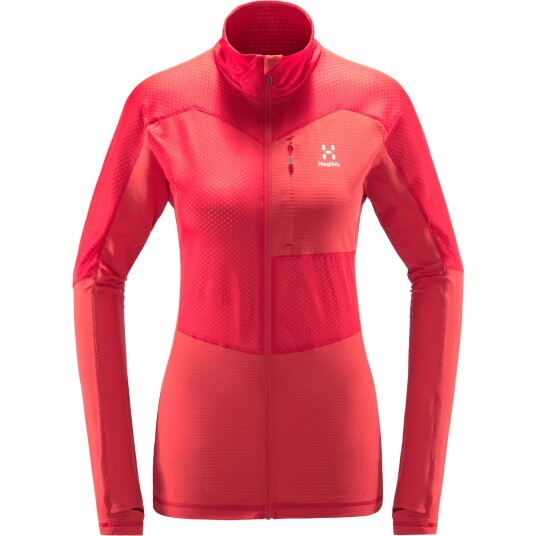 Haglöfs Sirro Mid Jacket Women Hibiscus Red XS, Hibiscus Red