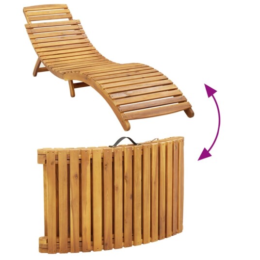 Solseng med pute beige heltre akasie 367635 Solseng med pute beige heltre akasie 367635