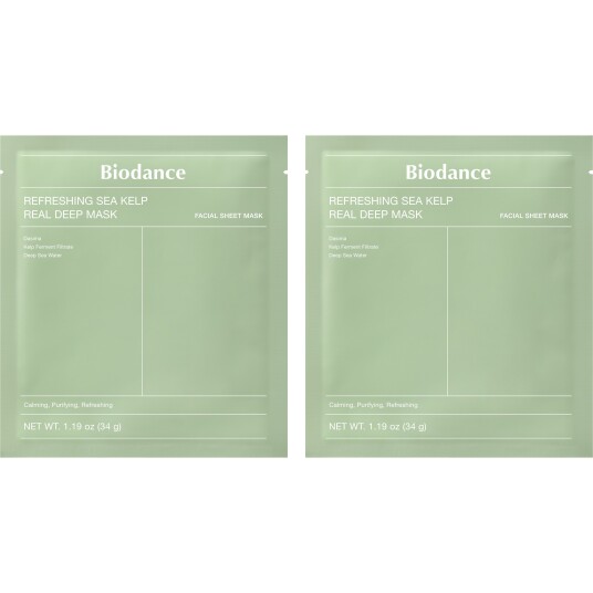 Biodance Refreshing Sea Kelp Real Deep Mask x 2