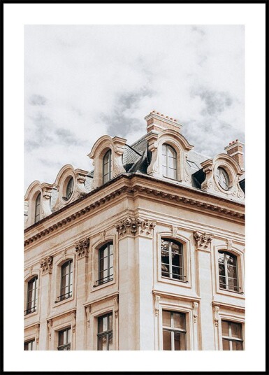 Classic Building in Paris Plakat Plakat / 21x30cm Classic Building in Paris Plakat Plakat / 21x30cm