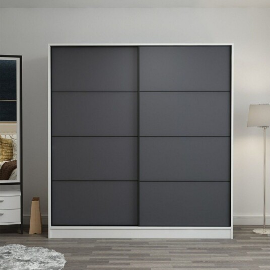 Fruitland Garderobe 220 cm - Antrasitt