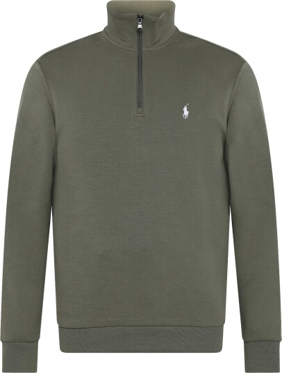 Polo Ralph Lauren Double Knit Quarter Zip Pullover Khaki green XXL Polo Ralph Lauren Double Knit Quarter Zip Pullover Khaki green XXL