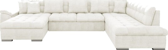 Dynir Sofa med Sjeselong og Divan 4 seter   Hvit