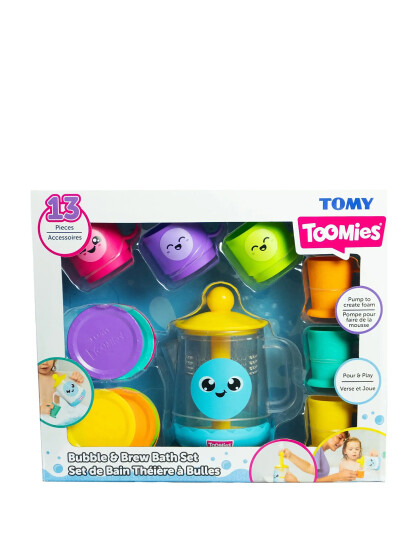 MAKI Toomies Bubble & Brew Bath Tea Set Multi/patterned ONE SIZE MAKI Toomies Bubble & Brew Bath Tea Set Multi/patterned ONE SIZE