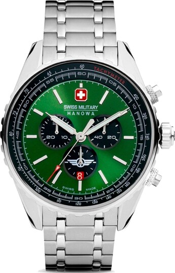 Swiss Military Hanowa Afterburn Chronograph SMWGI0000307 Herre 44 mm Analog Kvarts urverk Safirglass