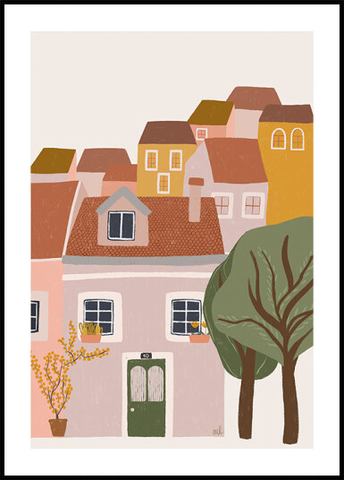 Lisbon Street Plakat Plakat / 70x100cm