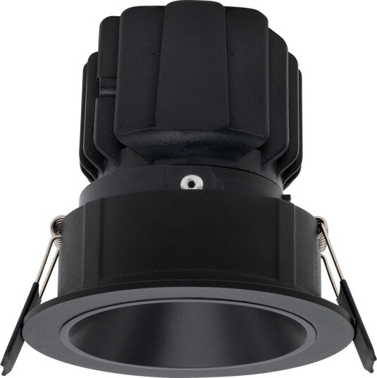 Norlux Cilla Midi 1450lm 3000K 30° 13W Sort IP44 Innfelt Downlight uten driver
