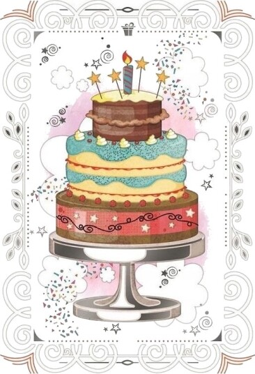 Da Vinci Karnet 12X18 Cm B Bd 502 095 + Koperta Tort