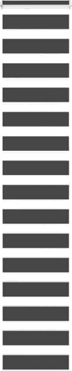Sebragardin svart 45x200 cm stoff bredde 40,9 polyester