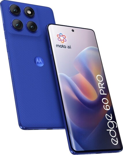 Motorola Edge 60 Pro - 5G smarttelefon - dobbelt-SIM - RAM 12 GB / Internminne 512 GB - pOLED display - 6.7" - 2712 x 1220 piksler (120 Hz) - 3x ba...