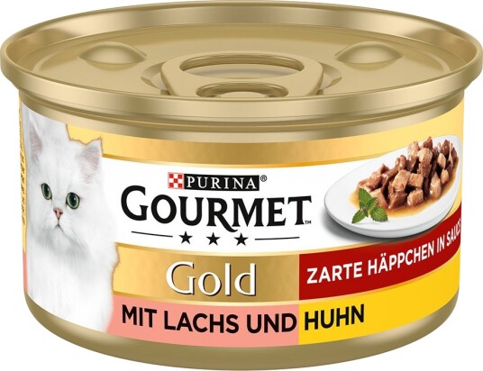 Gourmet Tender Bits Våtfôr Til Katt Laks Og Kylling 24 X 85 G