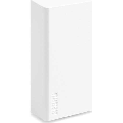 Endestykke Signa Base70/110 perlehvit