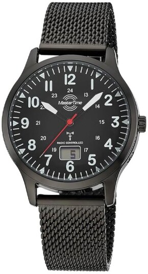 Master Time Herreklokke MTGA 10960 22M Super Power Sort/Stål Ø41 mm Master Time Herreklokke MTGA 10960 22M Super Power Sort/Stål Ø41 mm